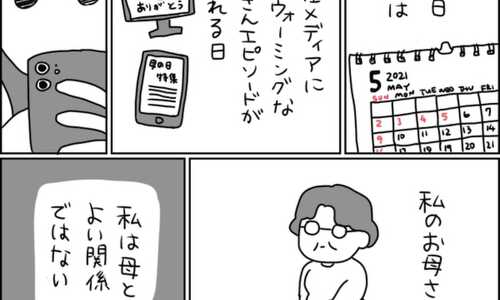 私にとっての母の日