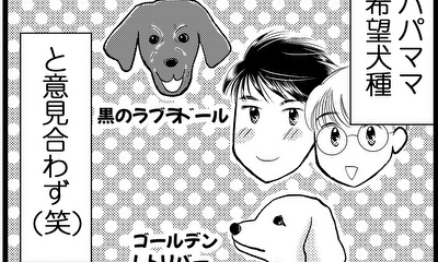 第2話 犬探し開始！しかし家族で飼いたい犬種が違ってて…？