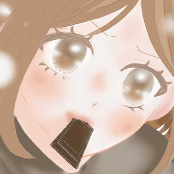 はい、チョコ