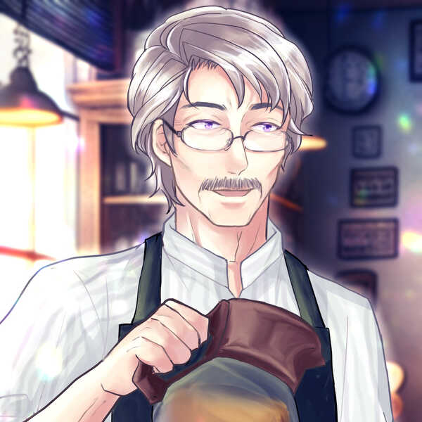 紳士なカフェのマスター