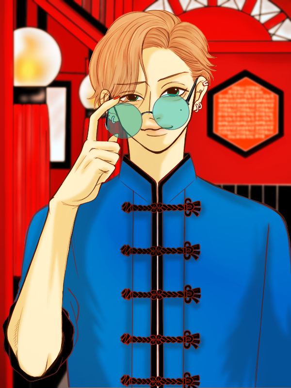 中華風男子0