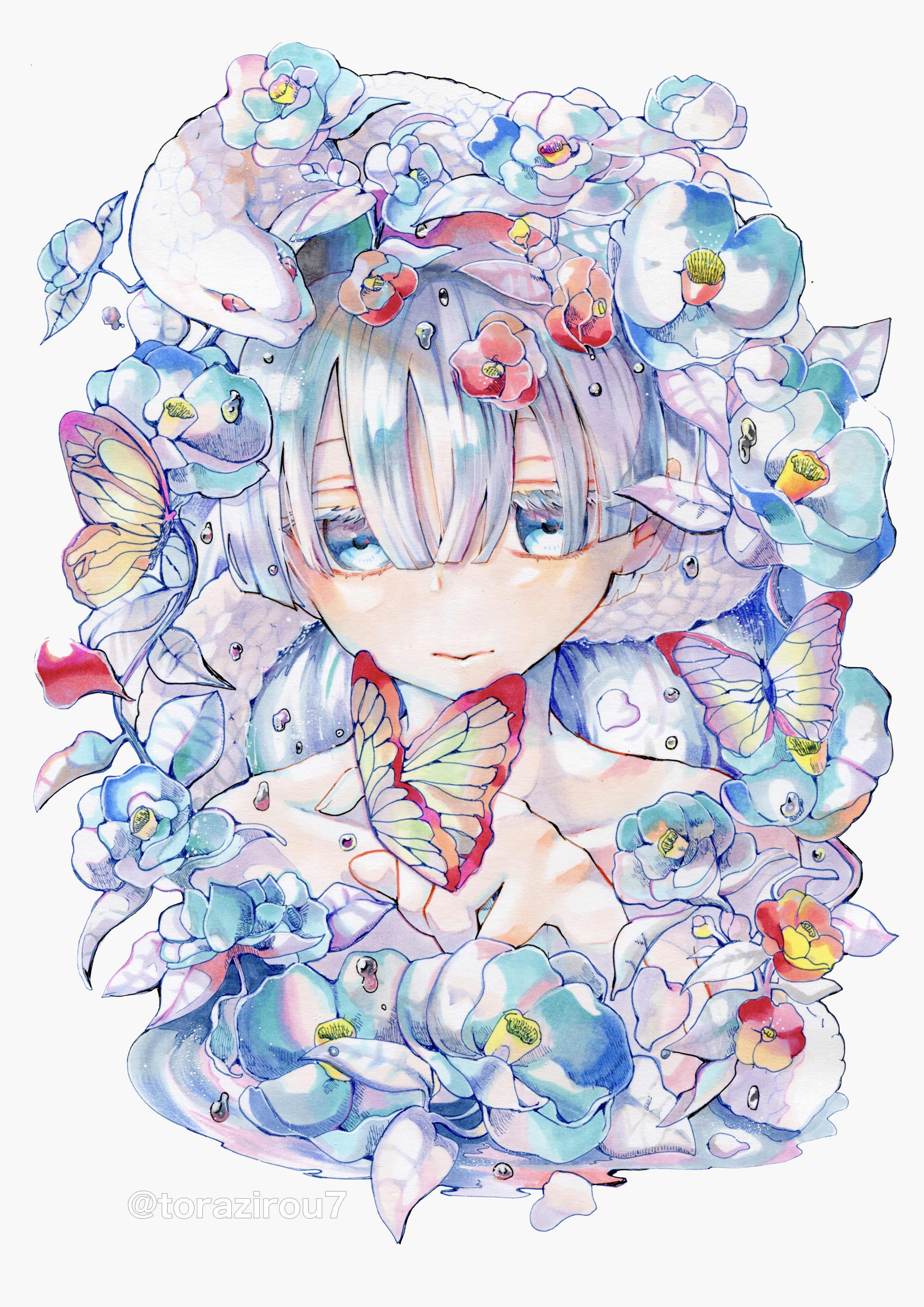 蒼い椿0