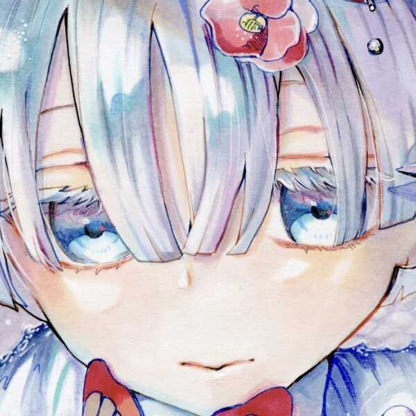蒼い椿