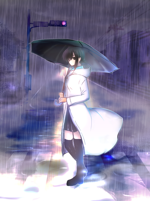 雨、横断歩道0