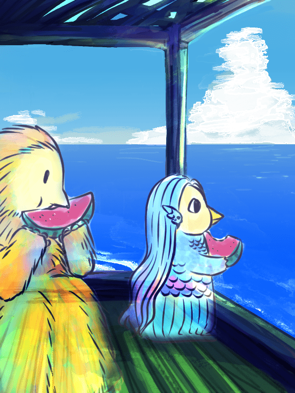 アマビエさんとアマビコさん0