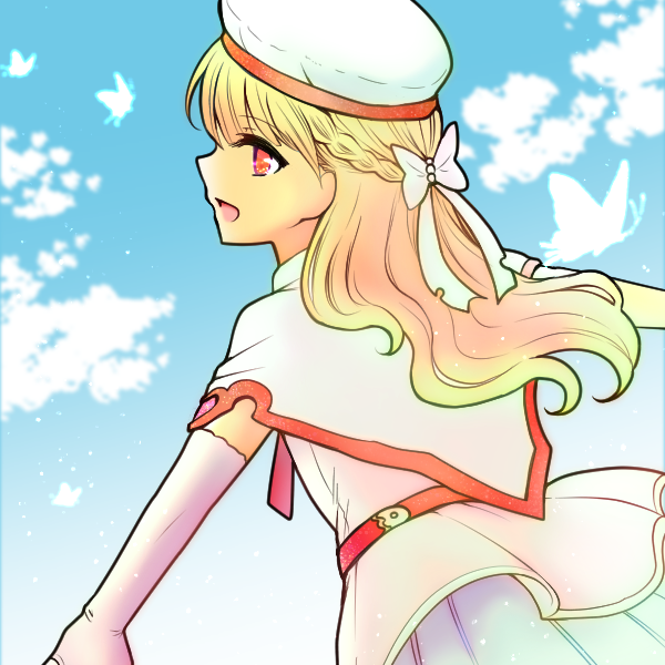 空と少女