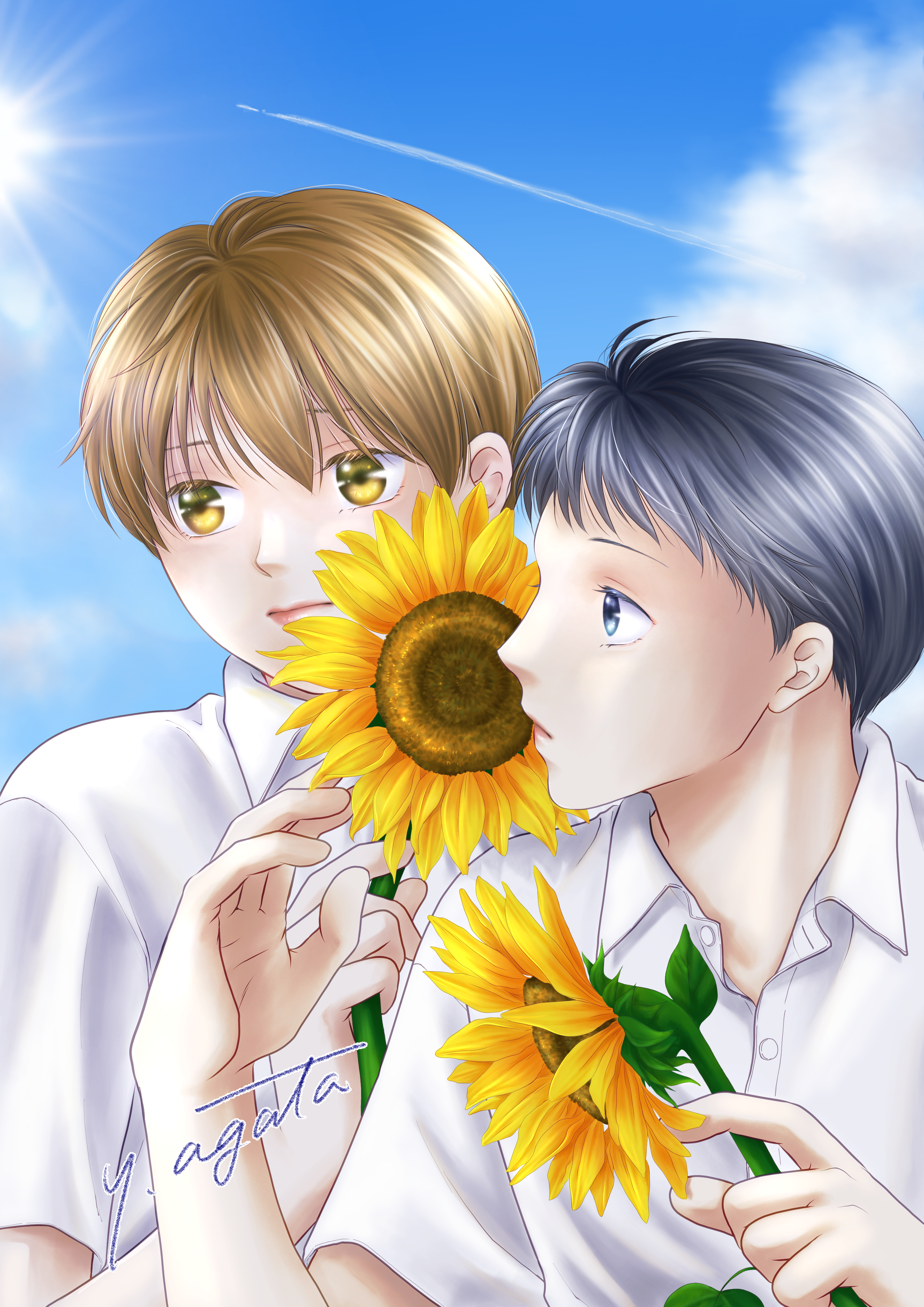 向日葵とコイワズライ0