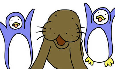 第15話 アザラシから逃げる特訓がんばるペンギン