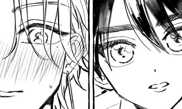 【BL】低身長スパダリ攻め×高身長非童貞非処女受け【下絵】