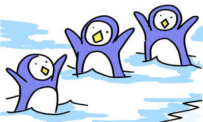 第30話 水泳大会ペンギン