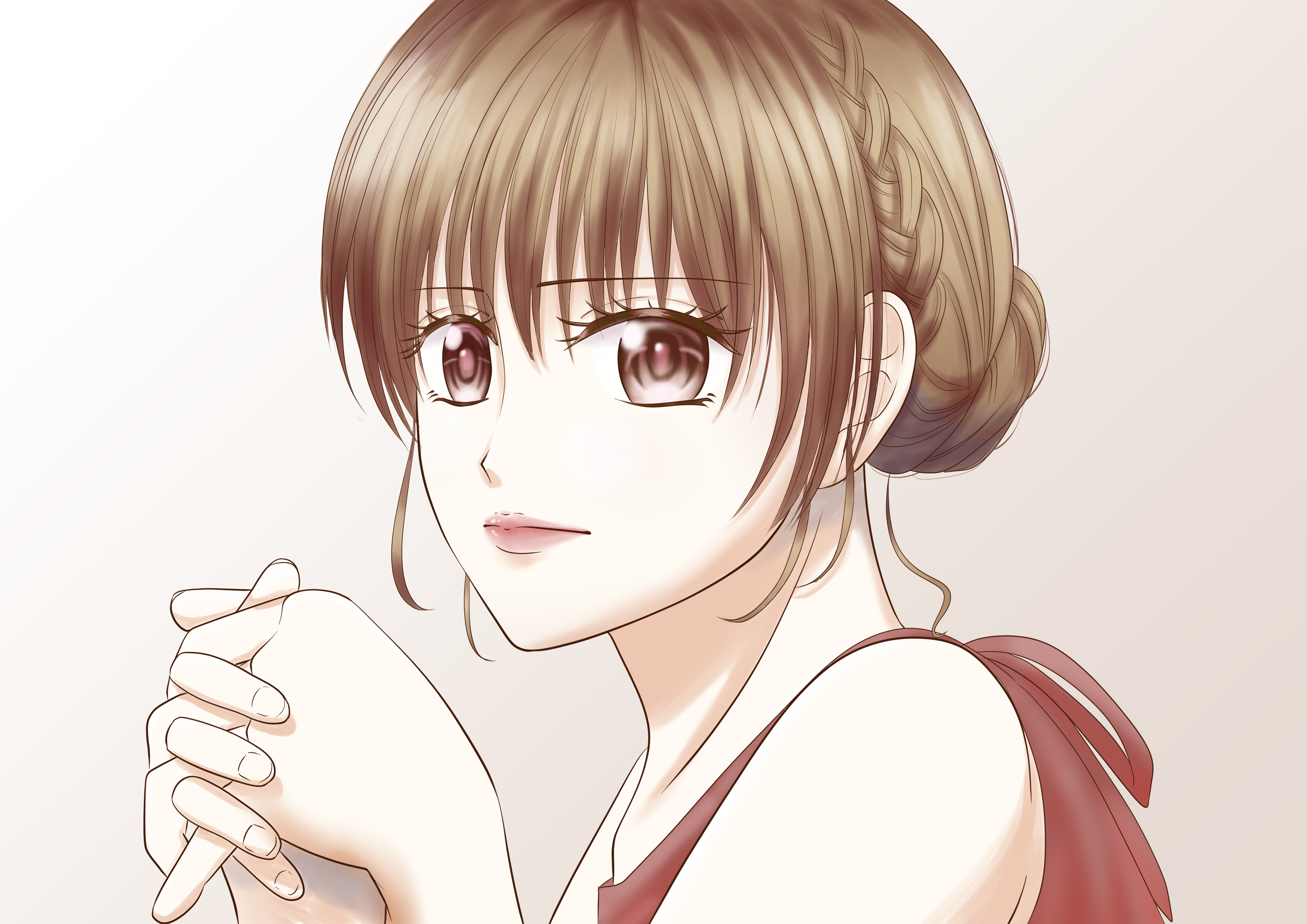 ドレスの女性0