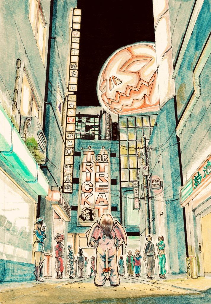 遅れたハロウィンナイト0