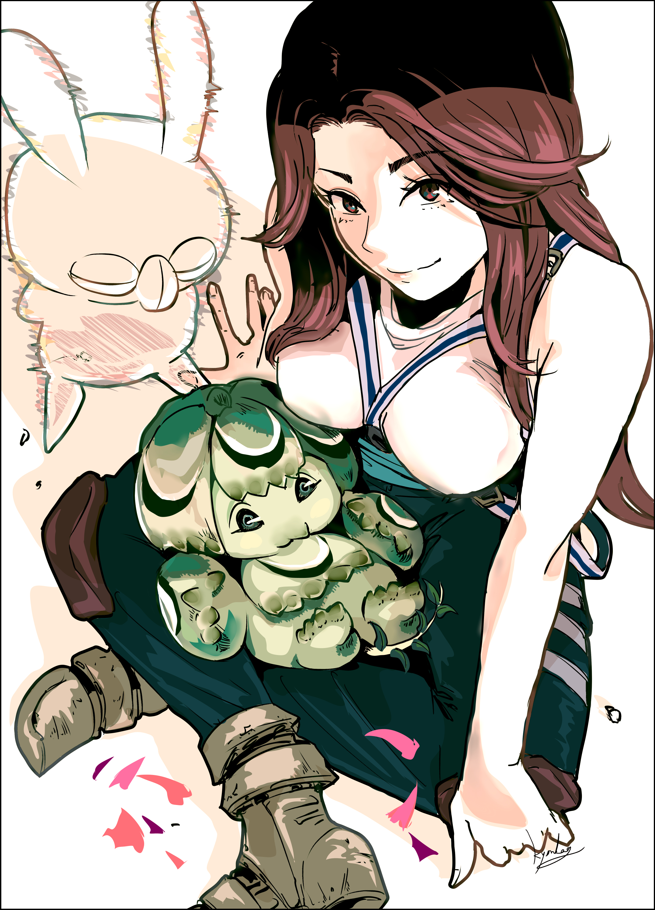 ぷらぷら　イラスト0