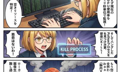 第15話 WSL版ComfyUI 爆速化への道