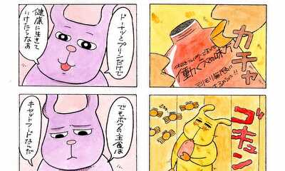 第6話 違法ドーナツ、自分とすれ違ったミミホヨ、ラマさんの新しい仕事、ラマ用栄養ドリンク、ラムネ幻想　など