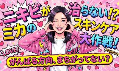 第1話 ニキビが治らない人ほどやってる美容の落とし穴