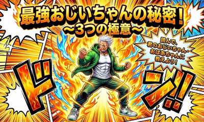 第1話 最強おじいちゃんの秘密！３つの極意