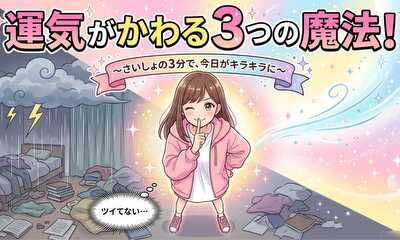 第1話 運気が変わる３つの魔法！