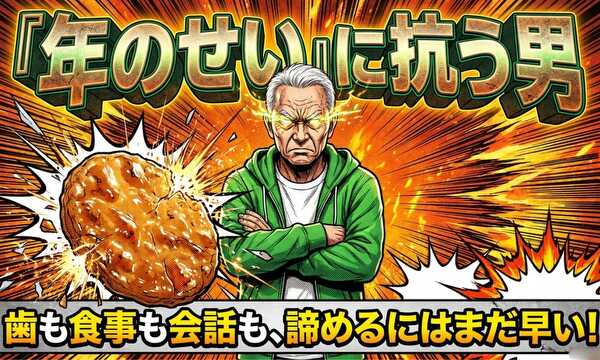 年のせいに抗う男