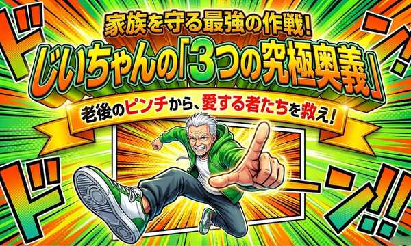 家族を守る最強の作戦！じいちゃんの３つの究極奥義