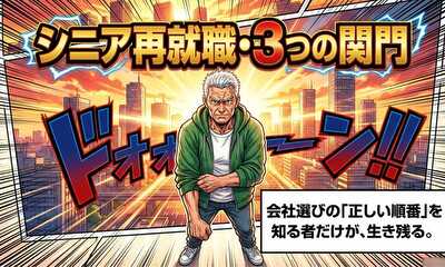 第1話 シニア再就職・３つの関門