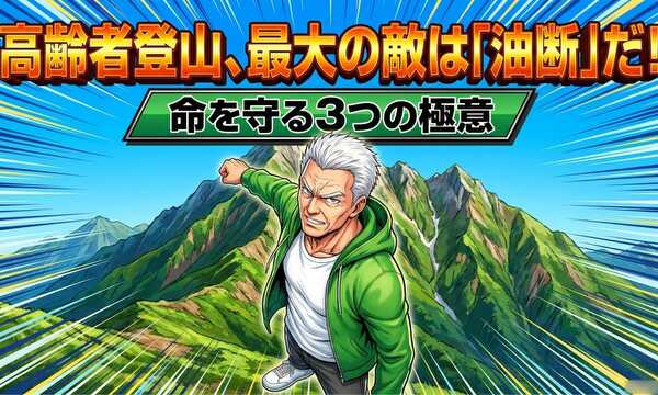 高齢者登山、最大の敵は『油断』だ