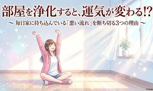 部屋を浄化すると、運気が変わる！？