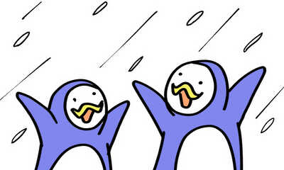 第52話 雪あそびペンギン