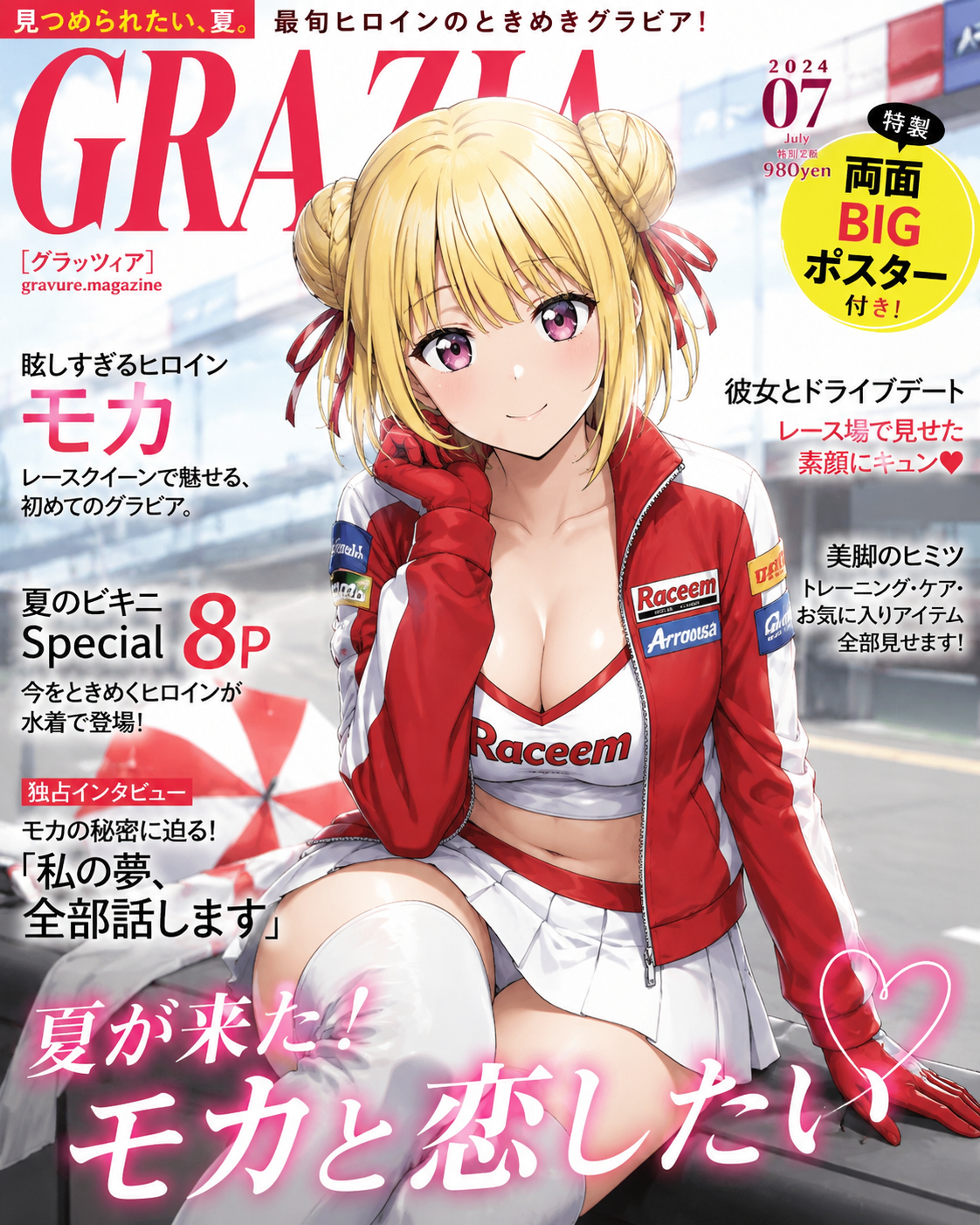 なんちゃってグラビア表紙の本戸さん0