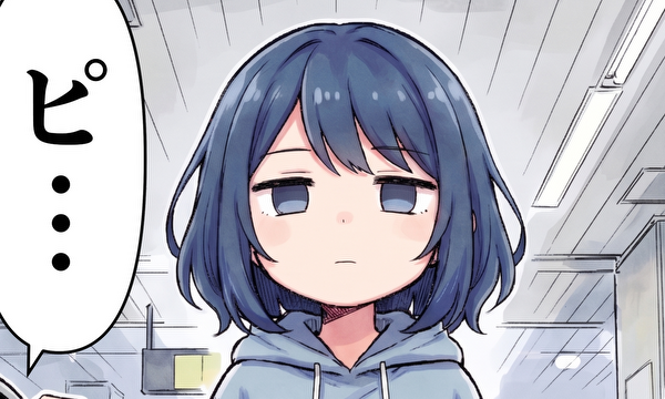青髪ちゃんと黒髪ちゃん