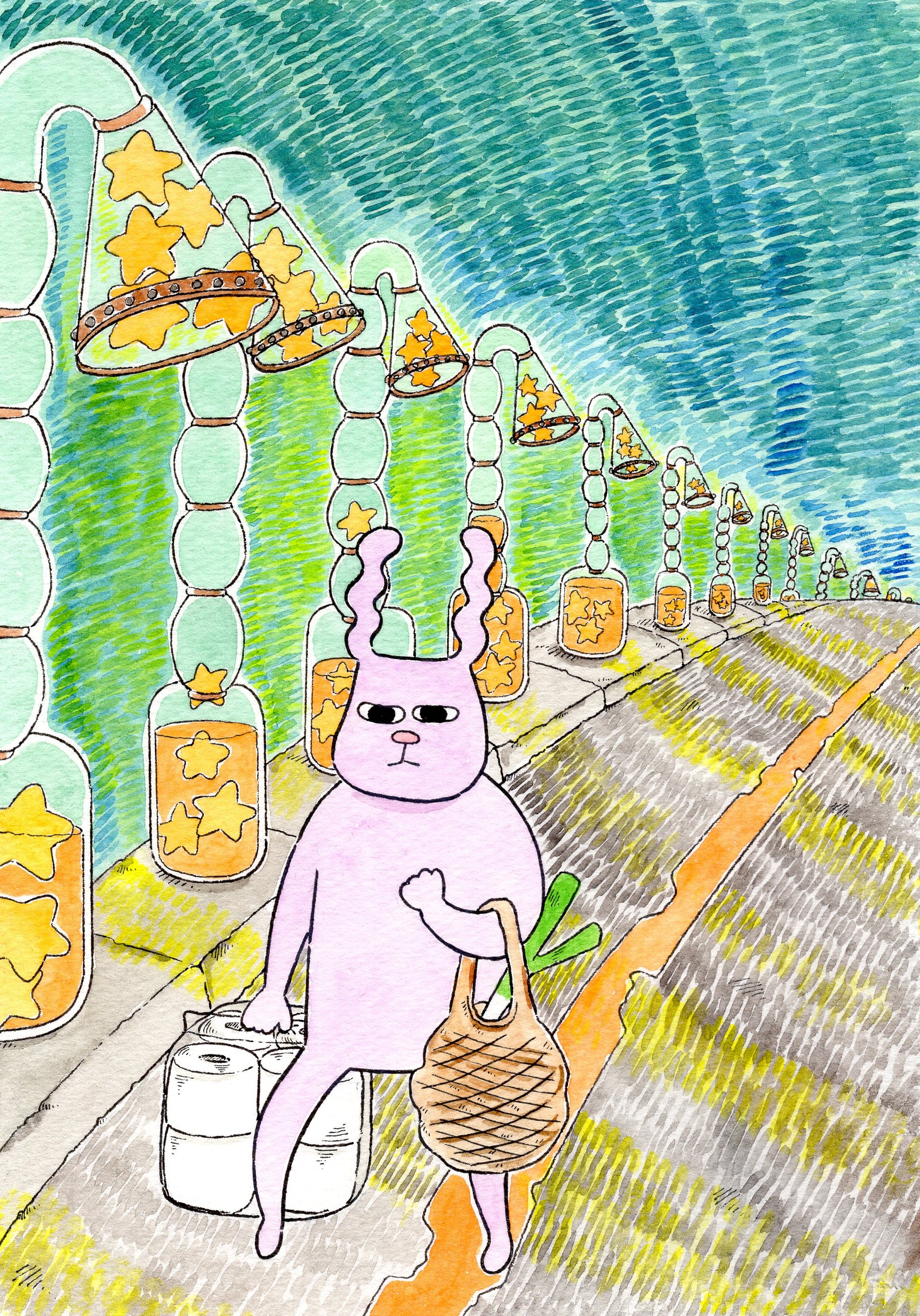 買い物帰り0