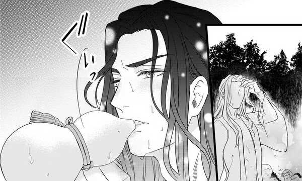 桃花と紫苑