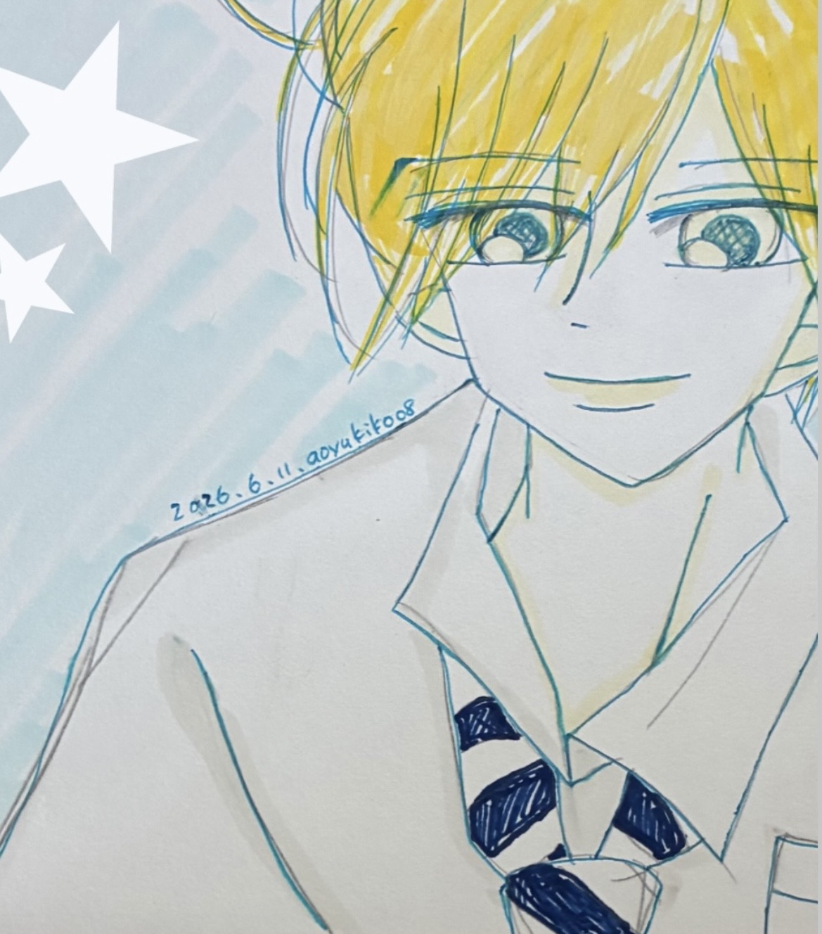 一次創作男子学生0