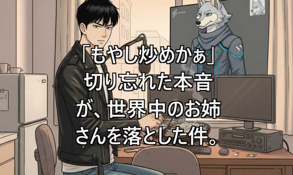 「もやし炒めかぁ」　切り忘れた本音が、世界中のお姉さんを落とした件