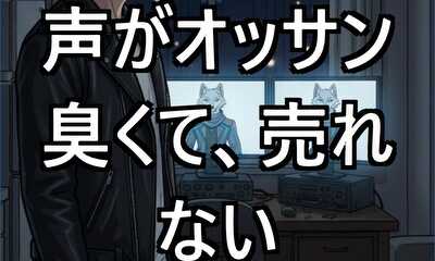 第1話 声がオッサン臭くて、売れない