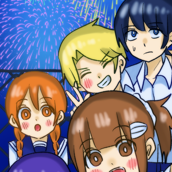 漫画部！花火大会