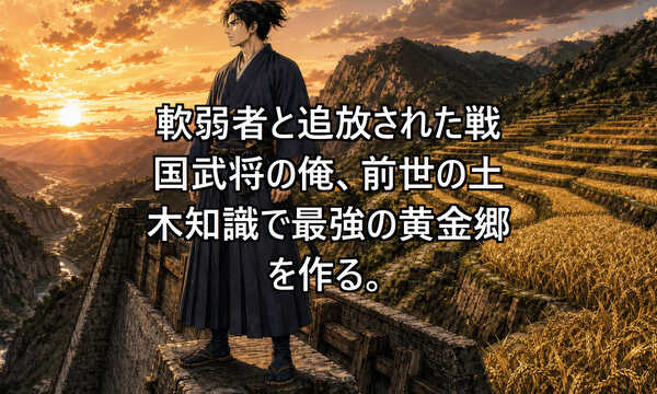 軟弱者と追放された戦国武将の俺、前世の土木知識で最強の黄金郷を作る。